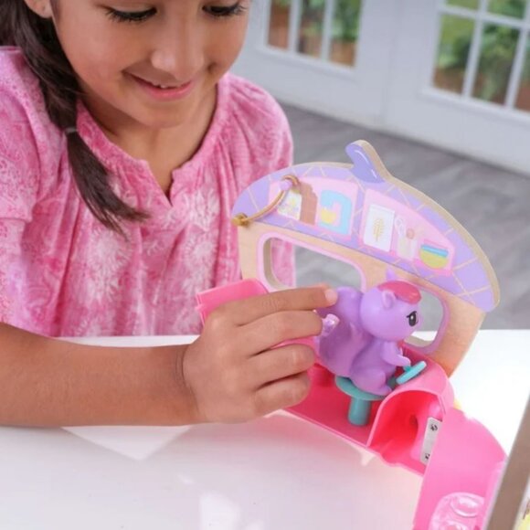 NEW KidKraft Squirrel Wooden Food Truck Doll Figure Bakery Montessori Playset Ec - Picture 11 of 15